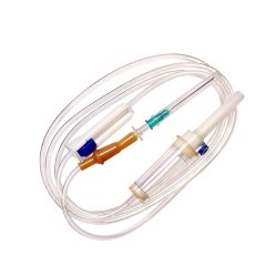 Система одноразовая для вливания инфуз. растворов SITEKMED с установленной иглой. воздушным клапаном