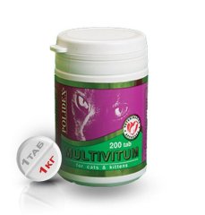 polidex 200 Мультивитум плюс для кошек