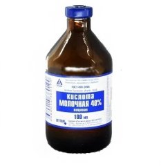 Молочная кислота 40 %, 100 мл