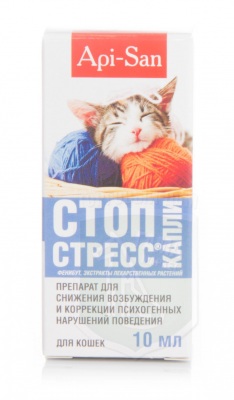 Стоп-стресс капли д/кошек, 10 мл