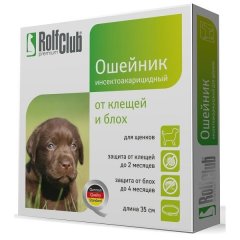 Рольф Клуб ошейник от блох и клещей для щенков собак с фипронилом