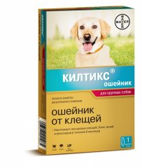 Килтикс ошейник от блох и клещей для больших собак (66 см)