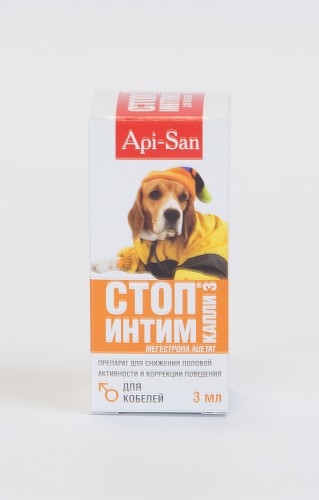 Стоп интим для самцов собак, 3 мл