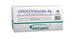 Тест для выявления парвовируса/коронавируса/лямблиоза CPV/CCV/Giardia Ag(10 шт)