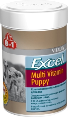 8 в 1 Мультивитамины д/щенков Ехcel Multi Vitamin Puppy, 100 таб