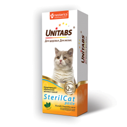 ЮНИТАБС Паста д/кошек, 120 мл SterilCet paste (кор/12 шт) U306