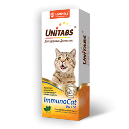 ЮНИТАБС Паста д/кошек, 120 мл ImmunoCet paste (кор/12шт) U307