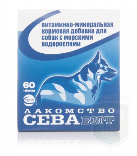 Севавит с водорослями для собак, 60 таблеток