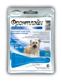 Фронтлайн Спот-ОН для для собак от 10 до 20 кг, M (1 х 1.34 мл)