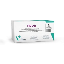 Тест для выявления вирусного иммунодефицита FIV Ab (5 тестов)