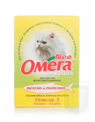 Омега NEOд/кошек с биотином и таурином 90 табл.