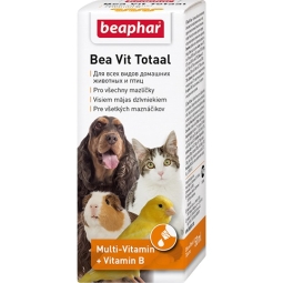 Беафар Витамины д/кошек и собак во время линьки Vit Total, 50 мл (уп/6шт) 12620