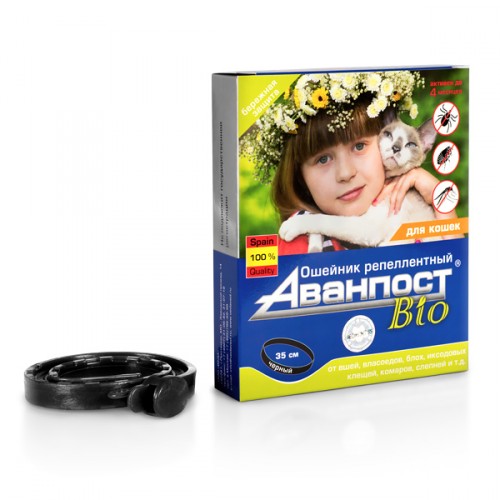 АВАНПОСТ Bio ошейник репелентный для кошек