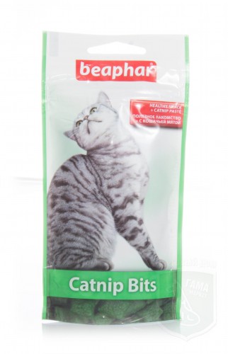 Беафар Подушечки  CATNIP BITS для кошек с кошачьей мятой 35г