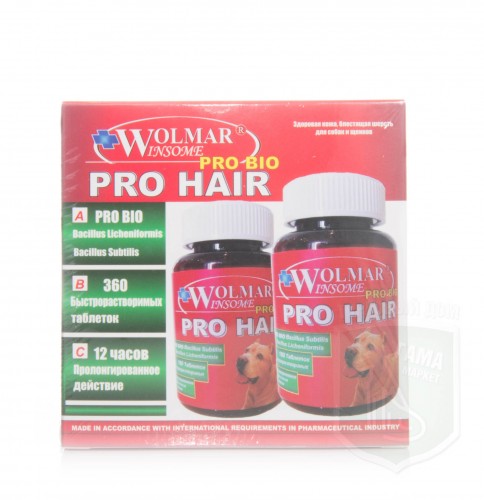 Wolmar Winsome Pro Bio Hair, 360 таблеток