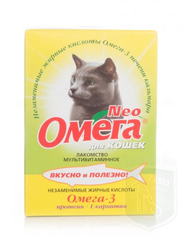 Омега NEOд/кошек с протеином и L-карнитином 90табл.