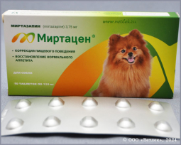 Миртацен®, таблетки 3,75 мг №10, для собак АПИЦЕННА