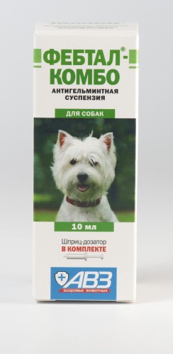 Фебтал-комбо для собак, 10 мл