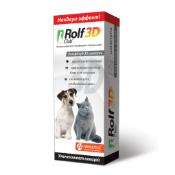 РольфКлуб 3D Шампунь от клещей и блох д/кошек и собак R441