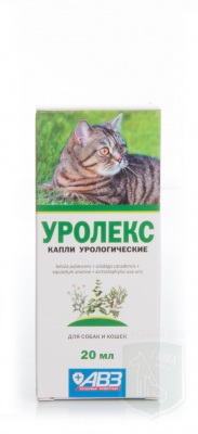 Уролекс капли урологические для кошек и собак, 20 мл