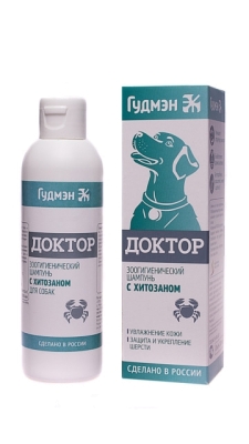 Шампунь ДОКТОР с ХИТОЗАНОМ для собак, 200мл