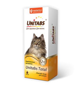 ЮНИТАБС Total Витамины д/кошек, 20 мл (кор/36 шт) U313