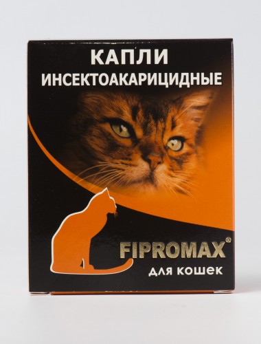 Деликс FIPROMAX капли для кошек, упаковка 4 пипетки