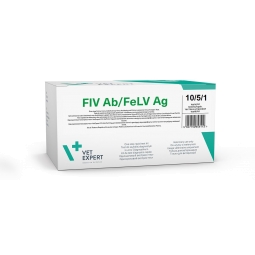 Тест для выявления вирусного иммунодефицита и лейкемии FIV Ab/FeLV Ag (10 шт)